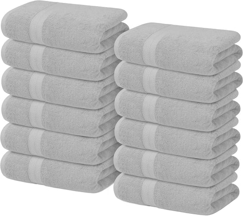 800GSM Hand Towels in Classic Neutral Colors